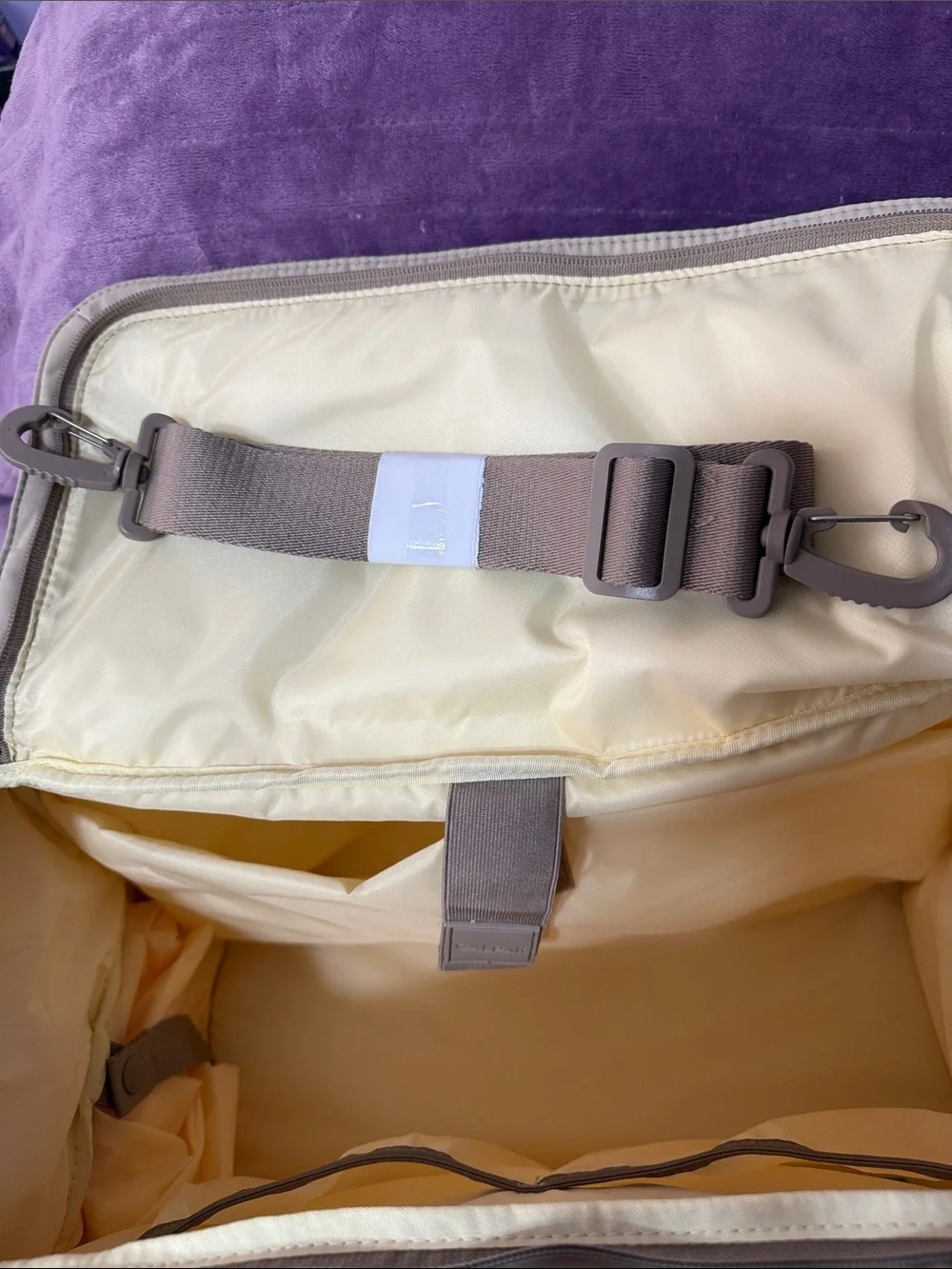Calpak Connect Laptop Duffel - Light Gray BNWOT
